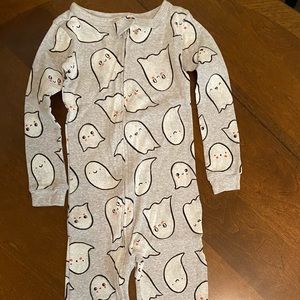 Carters Halloween Ghost Footed Pajamas